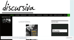 Desktop Screenshot of editorialdiscursiva.com